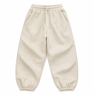 Pantalon de jogging ample surdimensionné pour femme, en coton et polyester, coupe décontractée, taille haute, style streetwear, avec cordon de serrage et taille élastique - Product Image 1