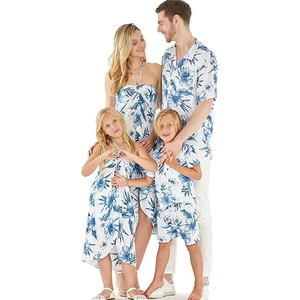 Conjunto familiar a juego para el verano, ropa ligera y cómoda, ideal para viajes, aventuras, vacaciones y reuniones familiares. - Product Image 1