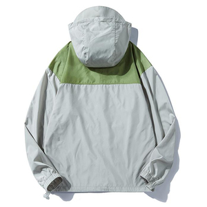 Veste coupe-vent pour homme au design tendance, de haute qualité, décontractée, pour l'hiver, à capuche, séchage rapide, respirante, logo frontal, vente en gros - Product Image 5