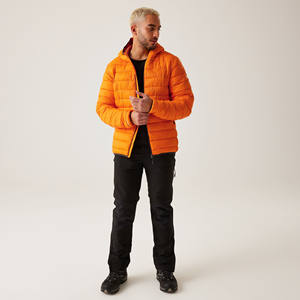 Chaquetas Acolchadas para Hombre con Capucha, Marca Nueva 2026, Logotipo Personalizado, de la Mejor Calidad, Chaqueta de Plumón Naranja de Moda para Invierno - Product Image 6