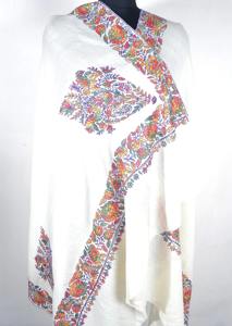 Chal de Poliéster Bordado a Mano, Elegante, Étnico, Transpirable, para Mujer, para Invierno, Estilo Diario, Suave - Product Image 5