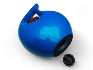 Urne larme bleue avec coeur rouge urnes de crémation pour adultes pour cendres humaines peut contenir jusqu'à 200lb - Product Image 2