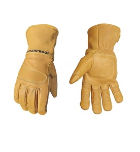 Guantes de cuero a prueba de agua con guantes de seguridad utilitarios de tres capas para trabajadores con puños largos - Product Image 2
