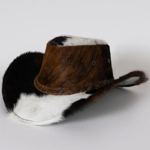 Ventes directes d'usine Chapeaux en cuir de vachette de haute qualité Meilleur design Chapeaux en cuir de vachette fabriqués en matériaux durables du fournisseur direct d'usine - Product Image 4