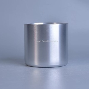 Tendance Look Fer Bougie Pot Or Fini Forme Ovale Pour La Maison & Noël Éclairage De Table Décor Bougie Pot - Product Image 2