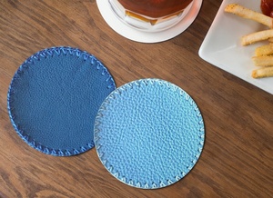 Wholesale Custom Print Logo Sublimation Blanks-Coasters Round-<b>Square</b> Colorful-Leather Sublimation-Coaster - Product Image 2