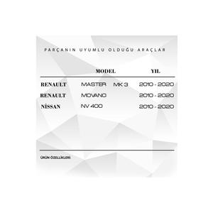 Couvercle de barre de remorquage de pare-chocs avant pour Renault Master, Movano - Product Image 2