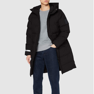 Chaqueta acolchada de alta calidad para hombre de diseño personalizado OEM, moda superventas de manga larga con cuello con capucha, decoración de bolsillo y soporte - Product Image 2