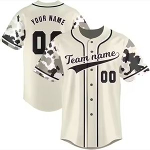 Camiseta de Béisbol Personalizada con Logotipo, Uniformes Deportivos con Transferencia de Calor, Unisex, Talla Grande, Color Personalizado, 100% Poliéster, Gran Venta 2025 - Product Image 1