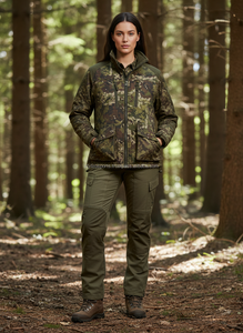 STYLIRO SPORTS Custom Logo Unisex Outdoor <b>Camo</b> Soft Shell <b>Jacket</b> Waterproof Windproof Flame-Retardant Multi-Pocket Hunting - Product Image 2
