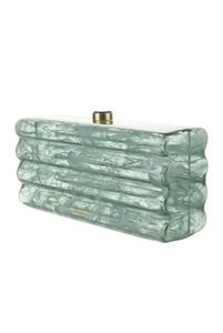 Bolso de cena de vestido de diamante Resina epoxi hojas flor círculo mano-mano bolso de moda con precio asequible - Product Image 2