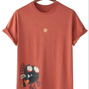 T-shirt pour homme en maille décontractée durable et personnalisée, nouvelle collection été, OEM, surdimensionné, épaules tombantes, taille plus - Product Image 1