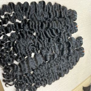 Cabello humano de onda profunda con trama, cabello vietnamita de cabello virgen crudo 100% - Product Image 5