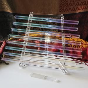 <span class=keywords><strong>Harpe</strong></span> chantante en cristal <span class=keywords><strong>de</strong></span> quartz pour thérapie sonore, avec sonets <span class=keywords><strong>de</strong></span> montagne colorés, lumière cosmique, couleurs des chakras argentées, mallettes offertes et étui - Product Image 3