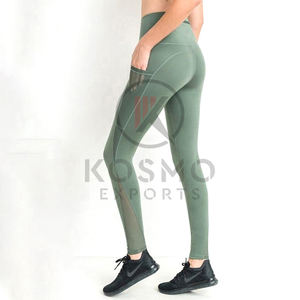 กางเกงเลกกิ้งเอวสูงสำหรับผู้หญิงเลกกิ้งออกกำลังกายเล่นกีฬาโยคะผ้าโพลีเอสเตอร์เนื้อนุ่มออกแบบได้ตามต้องการ - Product Image 2