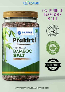Jukyeom 9x Purple Roasted Korean Bamboo Salt Fine Raw Powder Packaged in Bulk Bag <b>Box</b> Bottle - Product Image 6