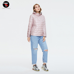 Camisas acolchadas cálidas para mujer de invierno 2025 al por mayor, chaqueta de servicio OEM de tela de punto de algodón cortavientos transpirable de nuevo diseño - Product Image 3