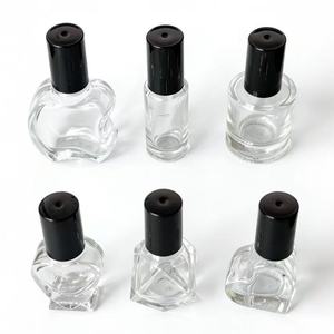 Flacon à bille en verre pour <span class=keywords><strong>parfum</strong></span> et huile essentielle, avec bouchon noir, verre transparent, vide, rechargeable, emballage cosmétique - Product Image 6