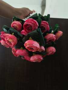 Tubéreuse et renoncule fleur tentures décoration murale événement fête décor à la maison mariage scène toile de fond Festival Temple décors - Product Image 5