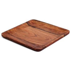 Bandeja decorativa de madera de acacia Bandeja redonda de madera para cocina Bandeja de pizza Mesa de centro Decoración para el hogar Utensilios de cocina - Product Image 5