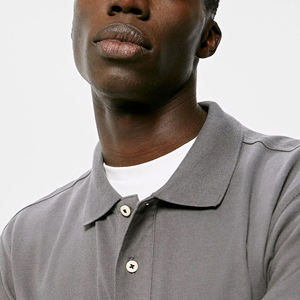 Vente en gros de chemises pour hommes à manches courtes en coton 100% tricoté sur mesure, anti-froissement, avec poche, de haute qualité, impression de logo vierge - Product Image 3