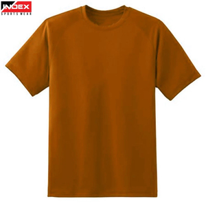 Camiseta de Manga Corta para Hombre INDEX, Cuello Redondo, Color Marrón, Corte Regular, Color Sólido, Tejido de Punto Informal - Product Image 1