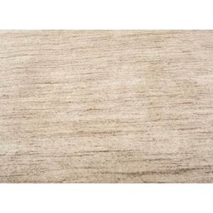 พรมขนสัตว์ทอมือลายเส้นโค้งสีเบจน้ำตาลขนาดใหญ่รูปทรงสี่เหลี่ยมผืนผ้าลายทางสามมิติสีพื้นสำหรับบ้าน ห้องนอน ห้องนั่งเล่น ทางเดิน-Hwl-237 - Product Image 3