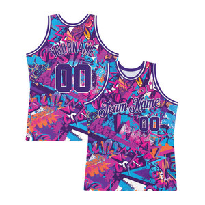 Maillot de basket-ball personnalisé 100% polyester évacuation de l'humidité respirant impression numérique 160g sans manches uniforme de basket-ball unisexe porter - Product Image 1
