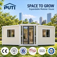 Prix d'usine – Maison conteneur extensible et personnalisable en acier galvanisé isolé, écologique, de 10 ou 20 pieds, avec cuisine et salle de bain