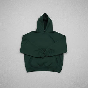 เสื้อฮู้ดดี้แบบเรียบง่าย สวมใส่สบาย ผ้าหนา 500GSM พิมพ์ลายโลโก้ด้วยเทคนิค DTF แบบกำหนดเอง ทรงโอเวอร์ไซส์สำหรับผู้ชาย - Product Image 3