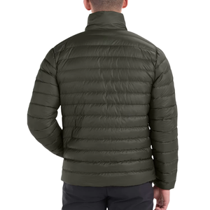 High Quality Men's Winter Jacket Stylish Lightweight Canvas <b>Fabric</b> Customizable Zipper Windproof Stand Collar Breathable Outdoor - Product Image 5