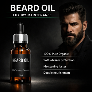 น้ำมันบำรุงเคราออร์แกนิค สำหรับดูแลผิวผู้ชาย ช่วยเร่งการเจริญเติบโตของเครา รับผลิตแบบ OEM ODM แบรนด์ส่วนตัว 30 มล./50 มล. ไม่มีกลิ่น - Product Image 4