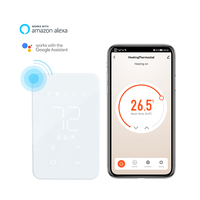 Termostato Inteligente con WiFi, Bloqueo para Niños y Monitoreo de Consumo de Energía, Ideal para Calefactores de Rodapié y Convector