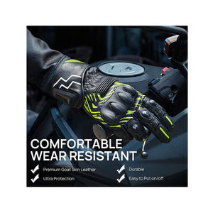 Guantes deportivos de carreras de motos al aire libre impermeable equipo de actividades de moto - Product Image 2