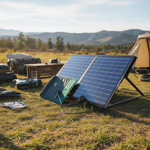 แผงโซลาร์เซลล์แบบพับได้ ชุดชาร์จ 45 วัตต์ ใช้ได้กับ Dometic PLB40 ซีรีส์ Zamp Solar OBSIDIAN - Product Image 3