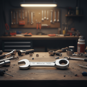 Llaves Combinadas de Trinquete Cromadas con Extremo Abierto y Extremo Anillado - Product Image 3