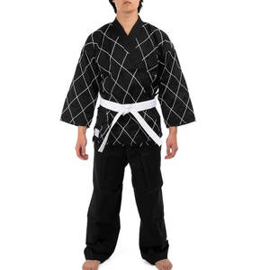 Unisex Adult Uniform Sets <b>Long</b> <b>Sleeve</b> <b>Kimono</b> with Sweat Absorbing Feature Stretch jiu jitsu kimonokimono de jiu jitsu - Product Image 1