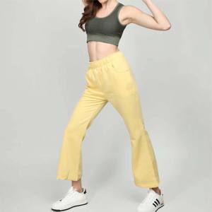 Pantalon de jogging taille haute pour femme | Pantalon de sport confortable et extensible avec taille élastique - Product Image 1