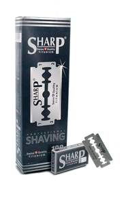 Durablade Titanium Double <b>Edge</b> Safety Razor Blades 100 Pack Stainless Steel Shaving Blade Refills Smooth Clean Shave Wholesale - Product Image 2