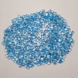 Gemas Mehrajudin, Topacio Azul Natural de Corte Princesa de 3MM, Gema Suelta para Joyería, Certificación de Terceros, 0.10-0.70 Quilates - Product Image 5