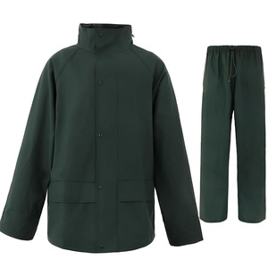 Vêtements de pluie faciles à porter, vente en gros Combinaisons de pluie pour hommes Extérieur Imperméable Respirant Col à capuche Combinaison de pluie pour hommes - Product Image 2