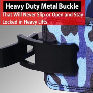 Cinturón de Gimnasio de Cuero Vacuno Genuino de 10 mm con Logotipo Personalizado, Cinturón de Soporte Lumbar para Levantamiento de Pesas y Fitness - Product Image 5