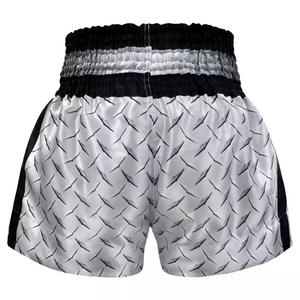 GAF OEM Services Vente en gros d'usine Short Muay Thai personnalisé de la meilleure qualité 100% Polyester Short de boxe pour hommes Logo Short de boxe - Product Image 1
