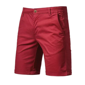 High Quality Men's Casual Cotton Solid Knitted Breathable Quick-Drying <b>Shorts</b> Elastic Mid Waist Front for Daily Use Summer - Product Image 3