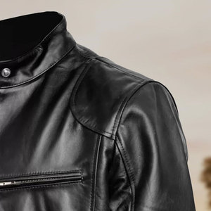 Veste en cuir pour homme, légère, en vente chaude, personnalisée, best-seller, style unique, sur mesure, en stock - Product Image 5