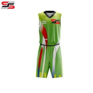 Uniformes de basket-ball réversibles imprimés par sublimation personnalisée fabricant nouveauté conception uniformes de basket-ball sportif - Product Image 6