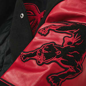 OEM Custom Leather Sleeves & High Quality Wool Body Bomber Baseball Vintage Letterman Varsity <b>Jacket</b> Men & Women - Product Image 6