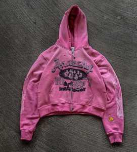 เสื้อฮู้ดซิปสีจางสำหรับผู้ชายมีสไตล์และใส่สบาย-มีคุณภาพสูงทนทานและเหมาะสำหรับสวมใส่แบบลำลองมีฮู้ดแบบซิปสำหรับผู้ชาย - Product Image 1