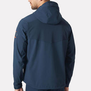 Venta al por mayor de diseño personalizado chaqueta cortavientos Softshell transpirable escalada a prueba de viento chaqueta al aire libre para los hombres - Product Image 2