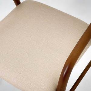 Silla de Oficina Moderna Neva GCF210 con Asiento Tapizado y Estructura de Madera de Caucho para Casa, Apartamento o Villa - Product Image 6